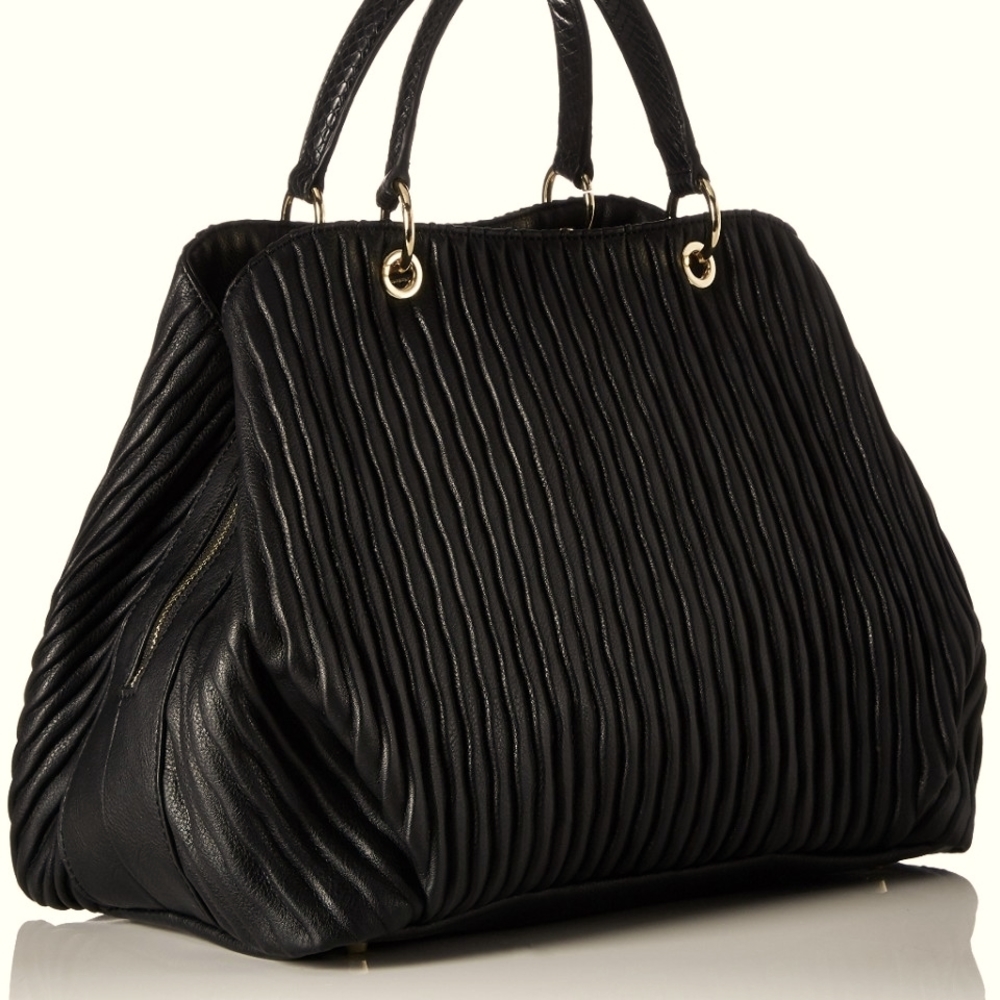 Cavalli Class Parisienne Black Satchel Crossbody Bag - Picture 2 of 8